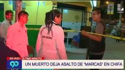 Sicarios acribillan a padre e hijo en San Juan de Lurigancho