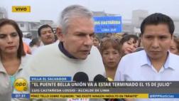 Castañeda habló sobre el cuestionado supervisor de los puentes