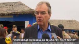 Carlos Basombrío afirma que la delincuencia se ha reducido