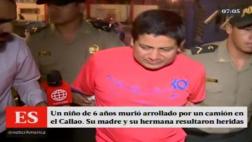 Callao: niño de 3 años murió atropellado por tráiler