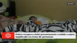 PNP detuvo a mujer que compró a recién nacido por 350 soles