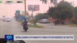 Prohibirán circulación de motos en la Vía de Evitamiento
