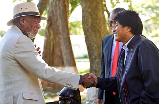 Evo Morales: Me ha sorprendido la entrevista de Morgan Freeman