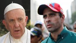Capriles rechaza declaración del Papa sobre la oposición