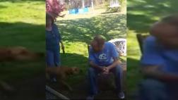 Facebook: perdió 25 kilos, pero aun así su perro lo reconoció