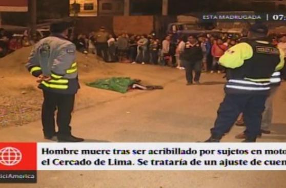 Cercado de Lima: matan a joven tras celebrar Día del Trabajo