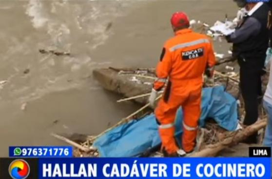 Río Rímac: hallan cuerpo de joven estudiante de gastronomía