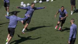 Real Madrid realizó un espectacular rondo en su entrenamiento
