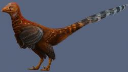 China: Hallan fósil de nueva especie de dinosaurio emplumado