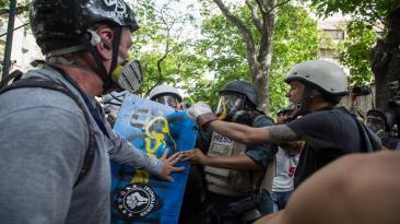 Venezuela: ataques contra la prensa durante marcha en Caracas