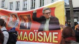 Francia: Foto de Abimael Guzmán aparece en una protesta