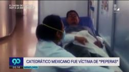 Catedrático mexicano fue víctima de ‘peperas’ en Miraflores