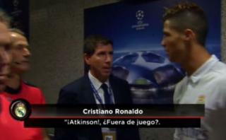Cristiano fue captado hablando con árbitro sobre gol polémico