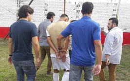 Futbolista detenido en pleno juego por integrar banda delictiva