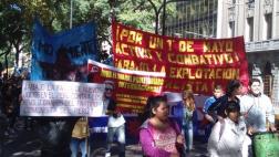 Movadef también marchó en Argentina con carteles sobre Guzmán