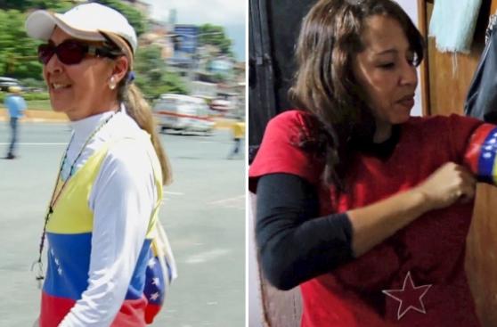 Dos visiones que reflejan la profunda división en Venezuela