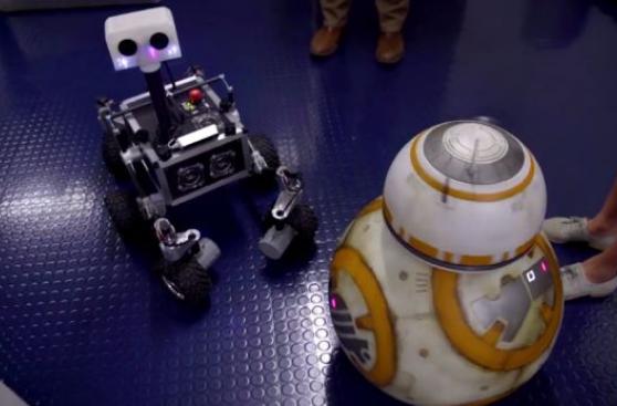 Star Wars: la NASA recordó el día en que BB-8 los visitó