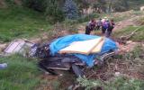 Cajamarca: un muerto y tres heridos por despiste de camioneta