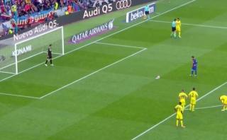 Leo Messi y un nuevo lujo: anotó a lo 'Panenka' ante Villarreal