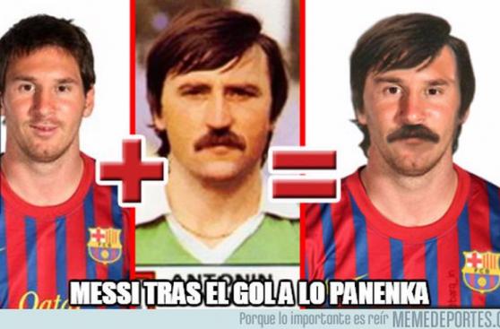 Messi: le dedican memes en Facebook por su gol a lo Panenka