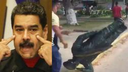 Chavismo: Haremos justicia por destrucción de estatua de Chávez
