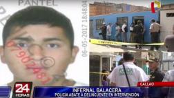 Callao: Policía abatió a hampón en tiroteo en Sarita Colonia