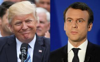 Trump felicita a Emmanuel Macron por su "amplia victoria"