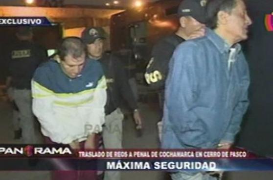 Cerro de Pasco: trasladan a 22 reos a prisión de alta seguridad