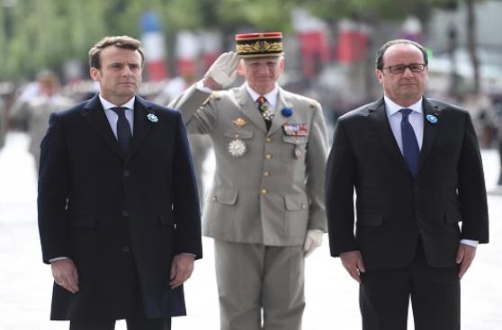 Macron recuerda a las víctimas de la Segunda Guerra Mundial