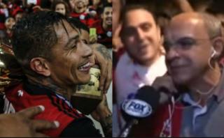 Presidente de Flamengo rindió homenaje a Guerrero con cántico