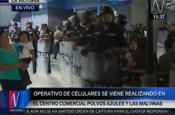 Policía incauta celulares en Polvos Azules y Las Malvinas