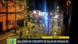 Callao: tres heridos dejó balacera durante concierto de salsa
