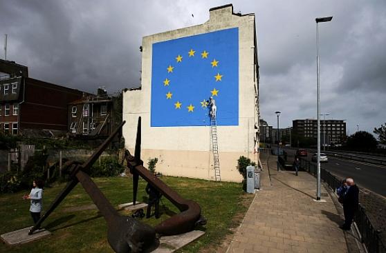 Banksy retrata el Brexit en un nuevo mural
