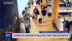 La salida de Perú de sospechoso de causar choque en Costa Verde