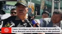 Cusco: dictan prisión preventiva a asesino de empresario