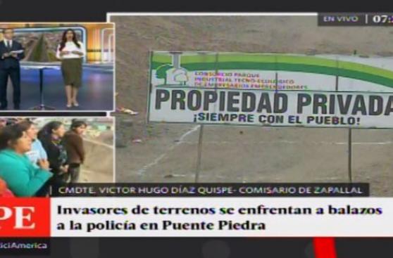 Puente Piedra: supuestos traficantes se enfrentaron a la PNP