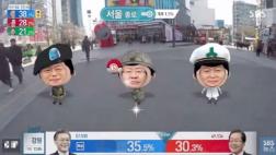 Así anuncia la televisión de Corea del Sur su nuevo presidente