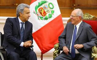 PPK se reunió en Palacio con presidente electo de Ecuador