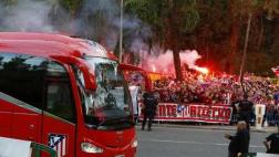 Atlético de Madrid: el banderazo previo al partido ante el Real