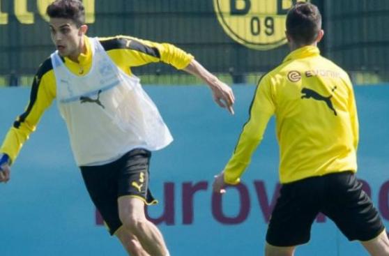 Marc Bartra volvió a entrenar con Dortmund tras atentado