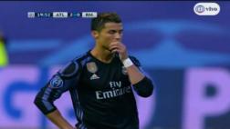 Cristiano Ronaldo reaccionó así tras 2-0 del Atlético de Madrid