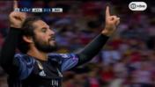 La espectacular jugada de Benzema que acabó en gol de Isco