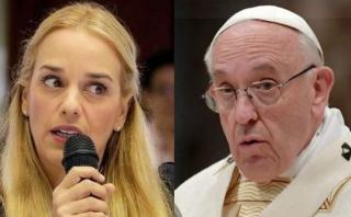 Tintori: "Posición del papa frente a Venezuela es inaceptable"