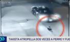 San Juan de Miraflores: taxista atropella hasta 3 veces a perro