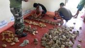 Loreto: hallan 30 kilos de droga camuflados en papas [FOTOS]