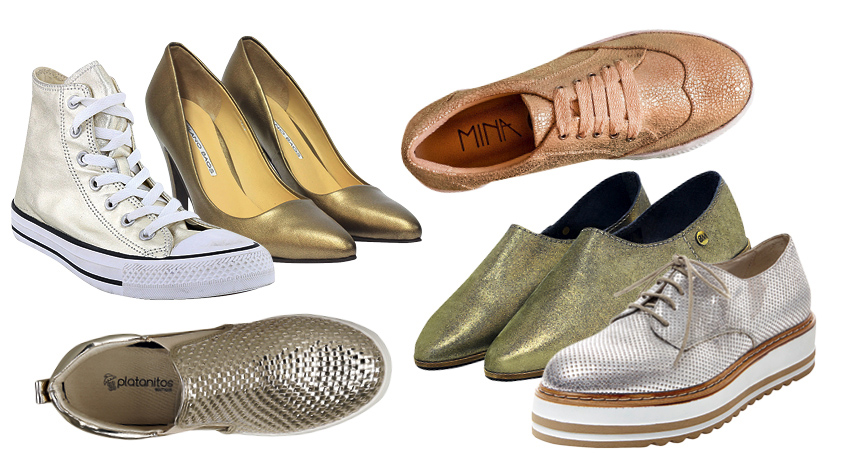 'Must haves': Dónde comprar zapatos metalizados 