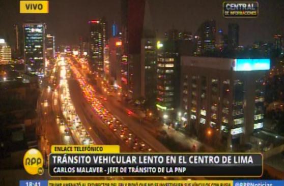 Lima tuvo un viernes infernal por la congestión vehicular