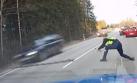 Rápida acción policial para detener a conductor infractor