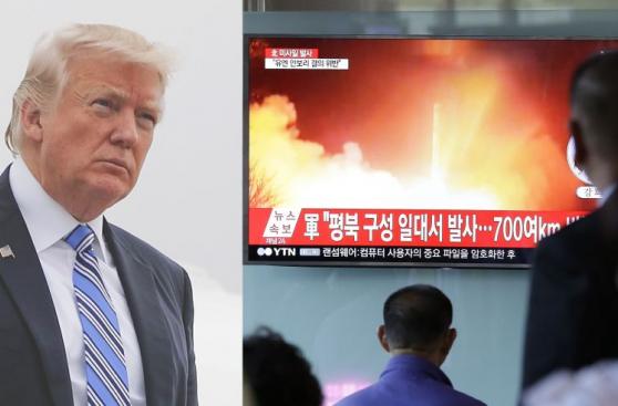 Trump pide "sanciones mucho más fuertes" por misil norcoreano