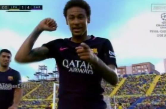 Barcelona: Neymar brilló ante Las Palmas con un triplete